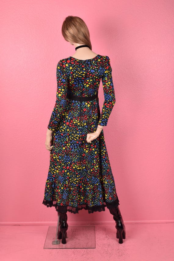 Lace Trimmed Floral DressサイズS c5760440-3668-4893-b9e5-