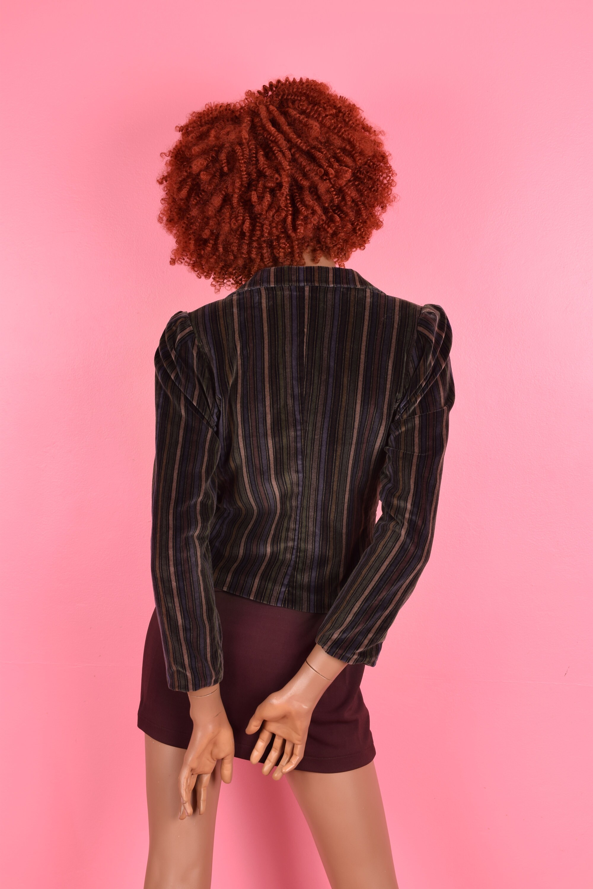 50s 60s Striped Velveteen Jacket/ Small/ 1950s/ 1960s - Etsy