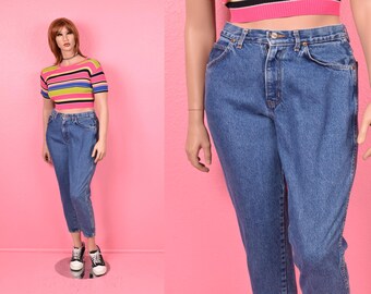 Vintage 80s High Waisted Mom Jeans/ 28 Waist/ 1980s/ Denim