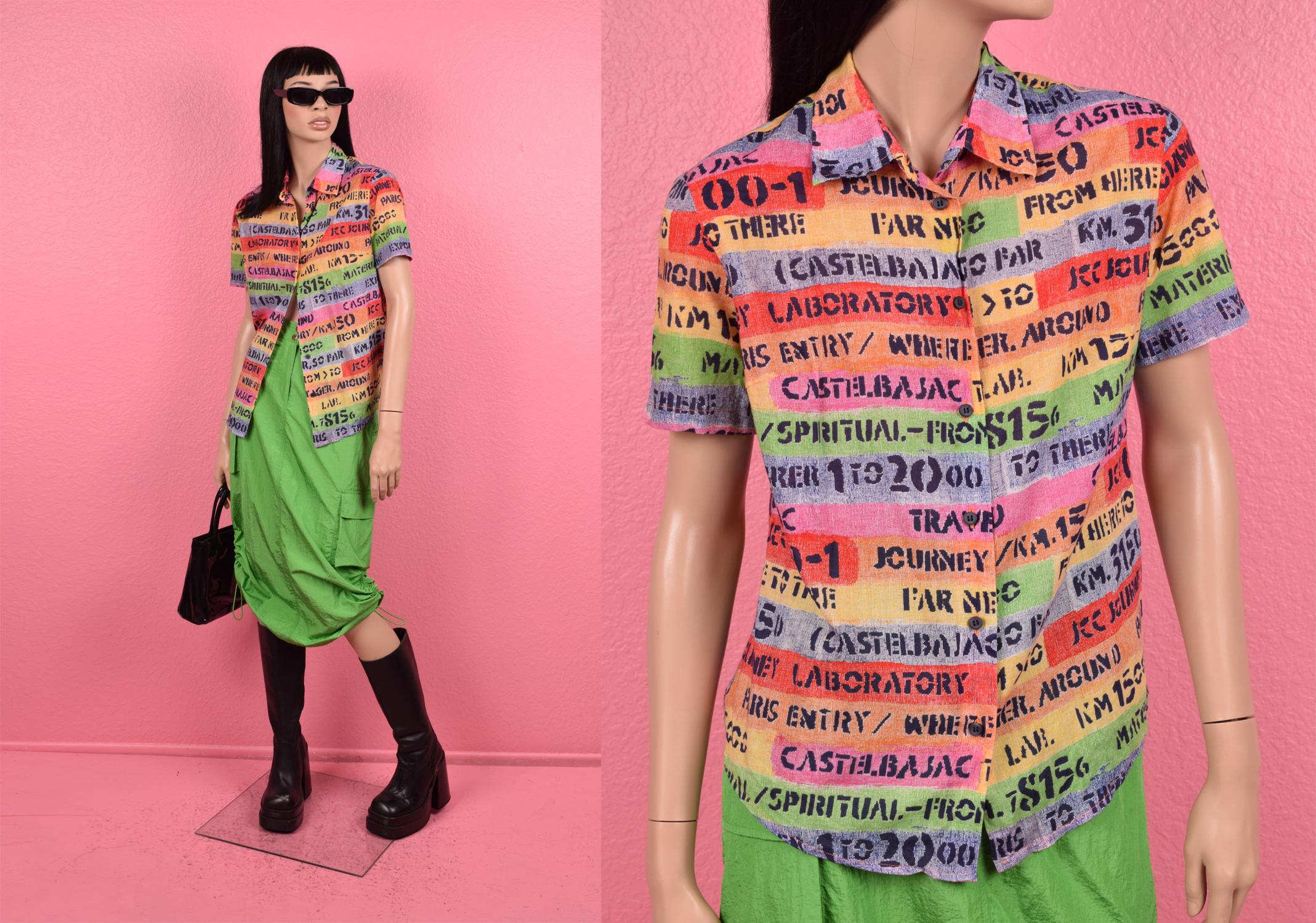Vintage 1990's “castelbajac” Label Road Runner and Wile E
