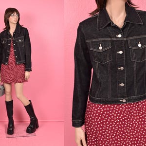 Vintage 90s Denim Jacket/ Medium/ 1990s