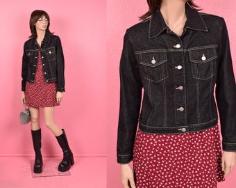 Veste En Cuir Vintage Columbia Femme Taille S - Style Bomber Années 90