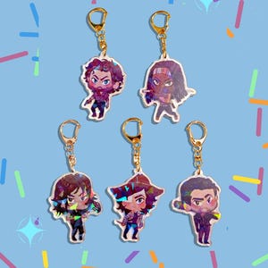 The Walking Dead Holographic Keychains
