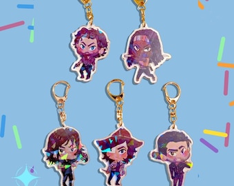 The Walking Dead Holographic Keychains