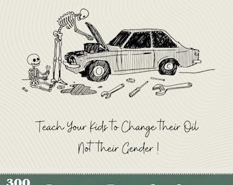 Teach Kids Car Oil Change PNG, Parenting Shirt Design (Digital Download)