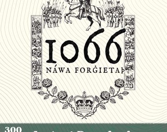 1066 Never Forget PNG, Medieval History Design, Norman Conquest,Oldenglish Battle of Hastings Icon Printable, Viking Saxon Graphic PNG