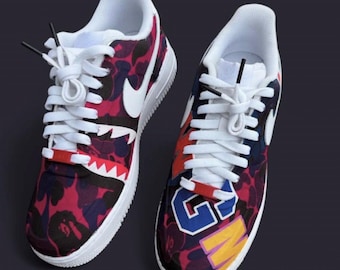Custom wrapped Air Force 1 Sneakers – Streetwear AF1 Shoes