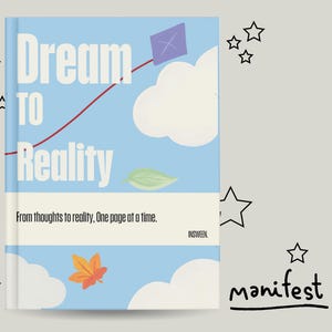 Manifestation Journal, Gesetz der Anziehungskraft Journal, Mindfulness Notizbuch, geführte Meditation, finanzielle Bildung, spirituelles Buch