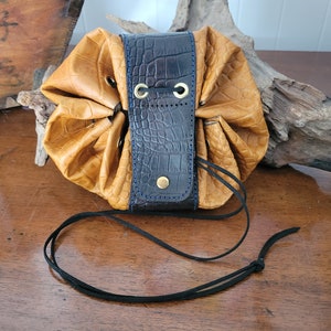Customizable Leather Make Up Bag