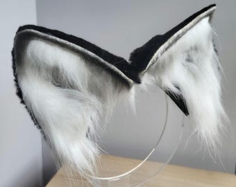 Black Short Hair Magnet Cat Wolf Fox Cosplay Ears