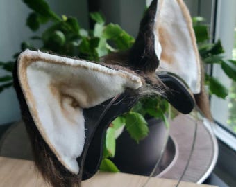MINI Brown Magnet Cat Wolf Fox Cosplay Ears