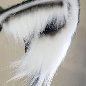 Black and Dark Grey Cat Wolf Fox Cosplay Ears