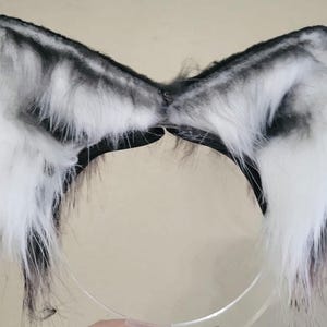 Grey and Tan Spot Cat Wolf Fox Cosplay Ears