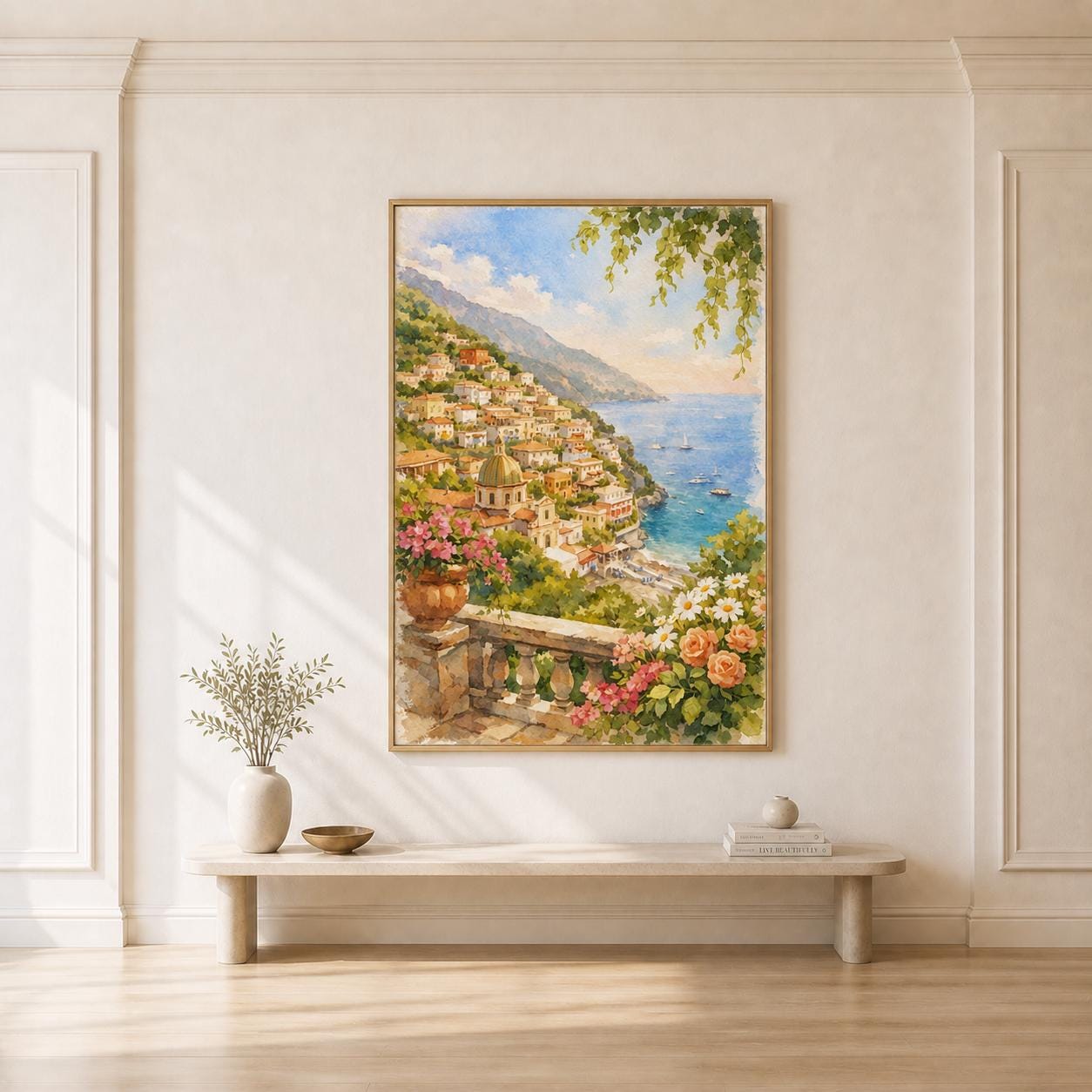 Positano painting - Etsy 日本
