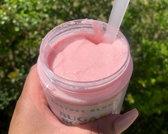 Strawberry Shortcake Scented Sugar Exfoliating Body Scrub