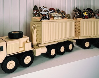 M1075 HEMTT PLS Coin Holder | Army Truck Desk Decor | Veteran Gift