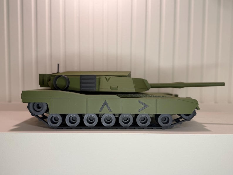 Military M1 Abrams Tank Challenge Coin Holder | Rotating Turret image 10