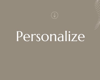 Customizations Add ons
