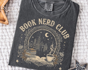 Book Nerd Club PNG, Preppy Bookish Quote, Reading Lover Shirt Design, Trendy Book Lover PNG, Digital Download