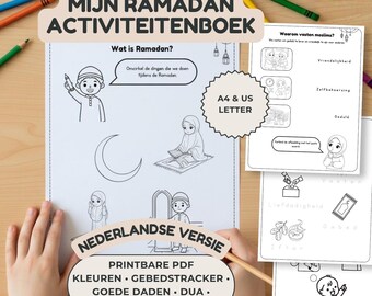 Ramadan Activiteitenpakket voor Kinderen – 30 Dagen Islamitische Activiteiten | Printable PDF