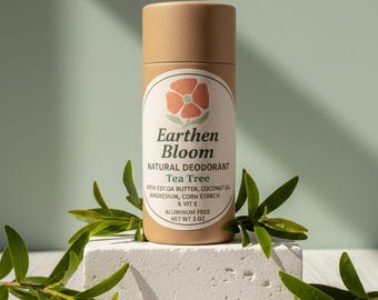 Desodorante artesanal totalmente natural / Sin aluminio, bicarbonato de sodio, talco / Manteca de cacao y aceite de coco / Aceites esenciales