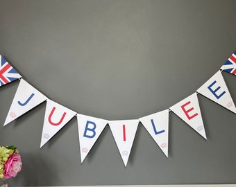 Union Jack Bunting // red white blue // Union Jack Banner // British flag // Royal Wedding // Union Jack Flag // Bunting Flags // Wedding