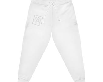 Athletic Joggers, Sporty Loungewear with All-Over Print