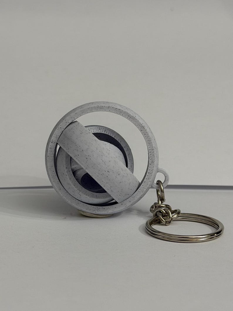 3d Printed Gyro Fidget Toy Keychain - Etsy