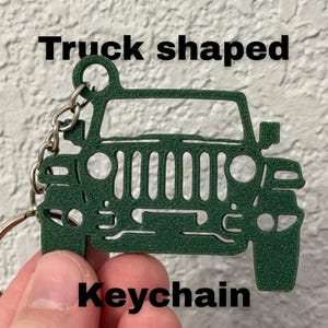3d printed Truck shaped keychain | Truck gifts for men