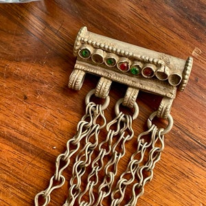 Kuchi Tube Pendant Kuchi Dangle Pendant Tribal Belly Dance Pendant Kuchi Jewelry Afghan Jewelry Tribal Boho Jewelry Tribal Fusion Pendant