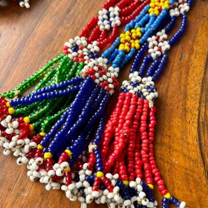 Beaded Kuchi Tassel Pendant Tribal Tassel Tribal Fusion Jewelry Tribal Headpiece Afghani Hair Pendant Beaded Ethnic Tassel Nomad Wall Art