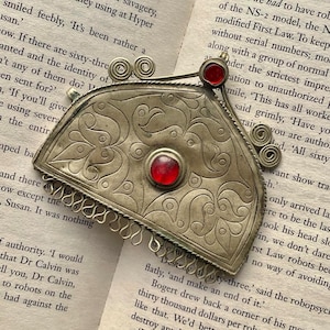 Old Turkoman Pendant for Tribal Fusion Belly Dance Costume or Jewelry Design Ethnic Box Pendant Nomad Pendant Turkoman Jewelry Nomad Jewelry