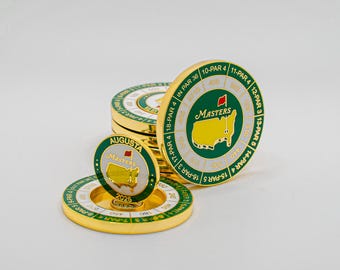 2026 Masters Inspired Coin With Magnetic Golf Ball Marker