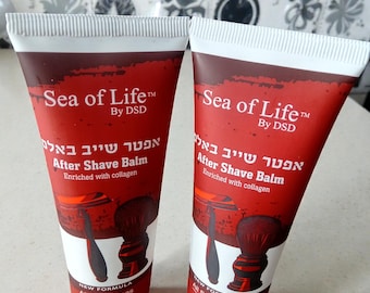 After Shave Balm – Collagen Enriched | Dead Sea Minerals | Sea of Life™ by DSD | Paraben‑Free | For All Skin Types | 100 ml