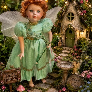 Vintage Porcelain Fairy Dolls - Etsy