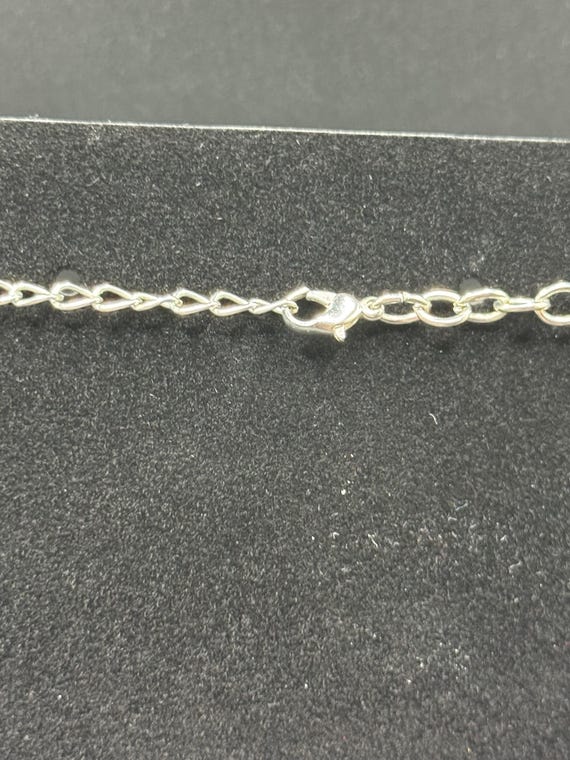 Bold Teal Statement Bib Necklace - image 3