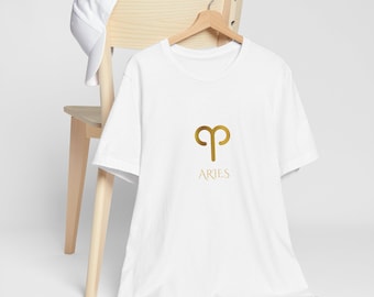 T-shirt Ram sterrenbeeld, T-shirt Ram, T-shirt Ram symbool, shirt astrologie, cadeau sterrenbeeld, verjaardagscadeau Ram, T-shirt sterrenbeeld