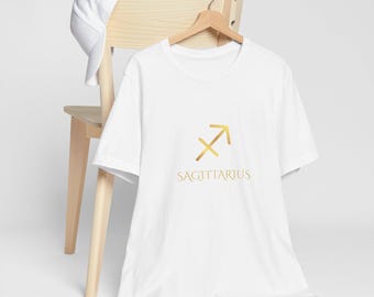 Sagittarius Zodiac Shirt, Sagittarius T Shirt, Sagittarius Symbol Tee, Astrology Shirt, Zodiac Sign Gift, Sagittarius Birthday Gift, Star