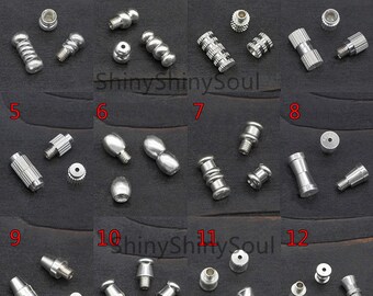 Sterling Silver Clasp, Screw Clasp, Bolts Clasp,  Bracelet Clasp, Necklace Clasp, Screws Clip, Silver Clip, Silver Connector, Robe Clasp