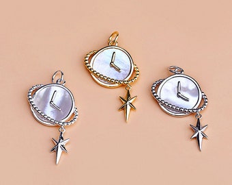 Vintage Charming Clock  Fashion Pendants Necklace  Jewelry for Women Statement Unicorn Big Chain Star Decoration Accessories  AnwarDZ