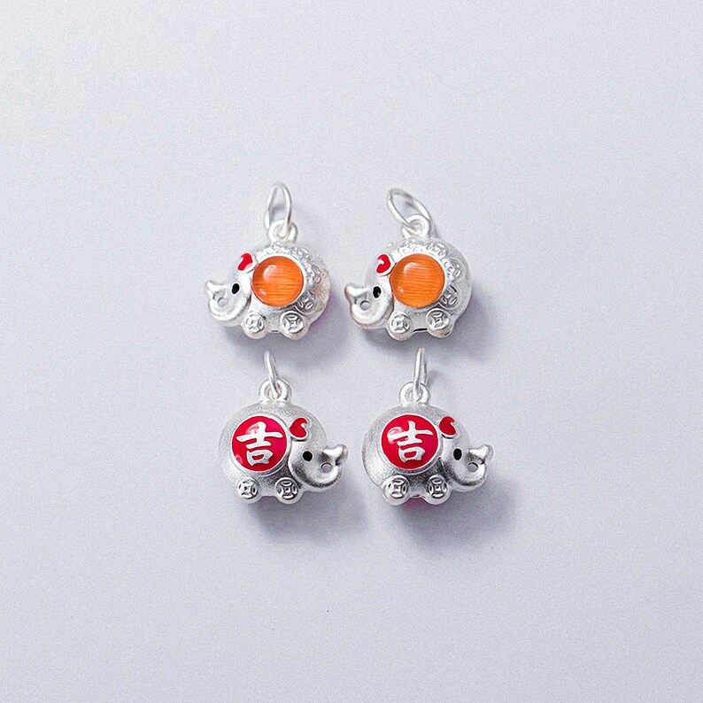 Elephant Charm Animal Charm Bracelet Charm Cute Charm Adorable Charm Sterling Silver Charm Kawaii Elephant Pendant Necklace Charm