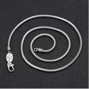 Sterling Silver Snake Chain 3mm Herringbone Necklace Supplies