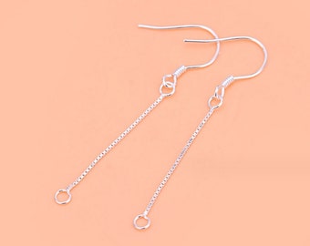 925 Sterling Silver Hook Earring Wire Hooks Ear Wire Earring Making,Earring Finding