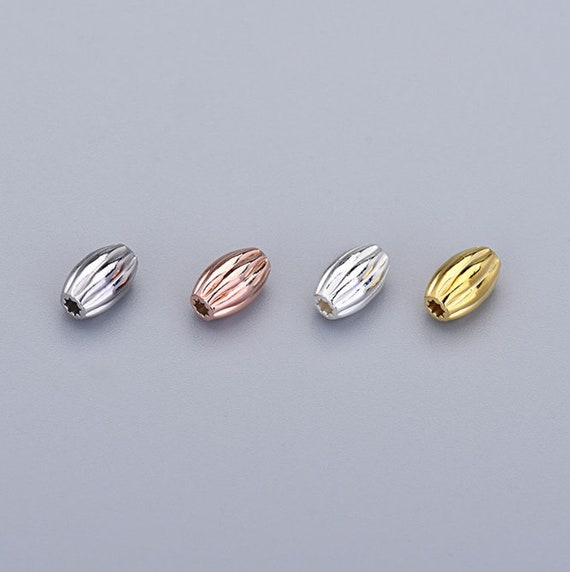 Sterling silver store rice beads