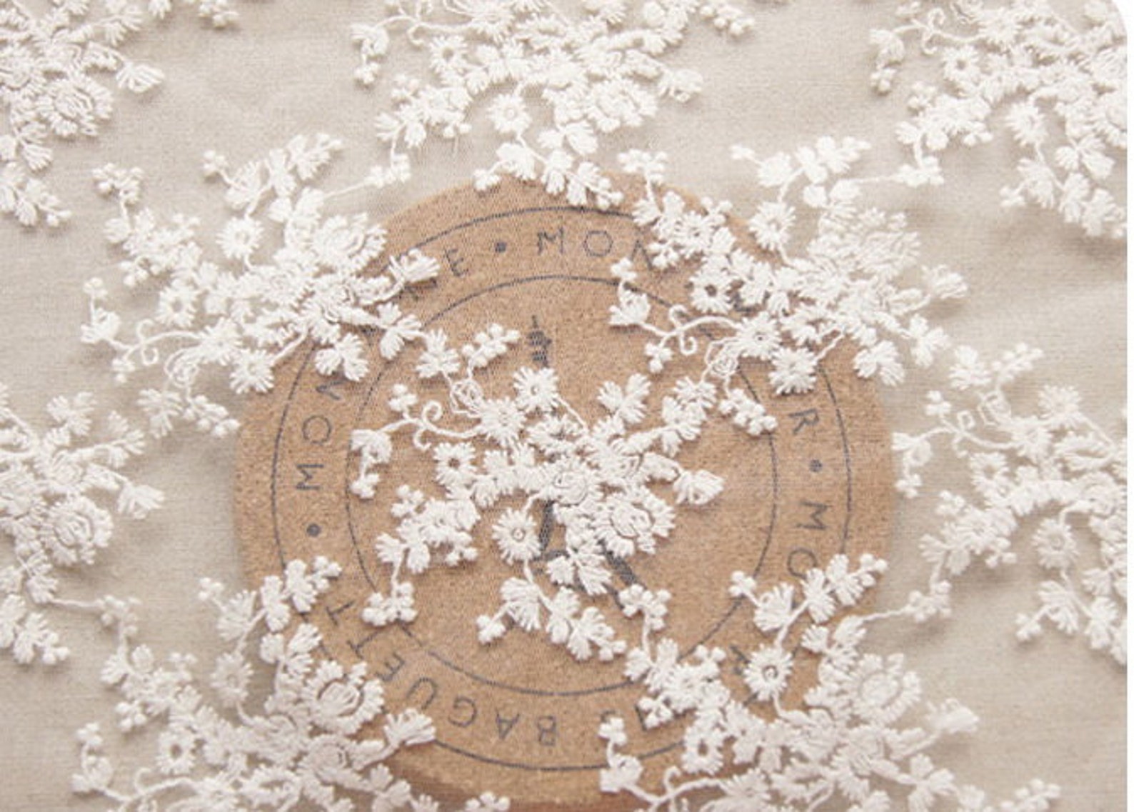 Gauze Lace Fabric Wedding Lace Fabric Cotton Embroidery Etsy