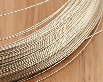 1 meter 925 sterling silver wire DIY silver wire sterling wire 1mm silver wire 0.8mm silver wire 0.6mm silver wire