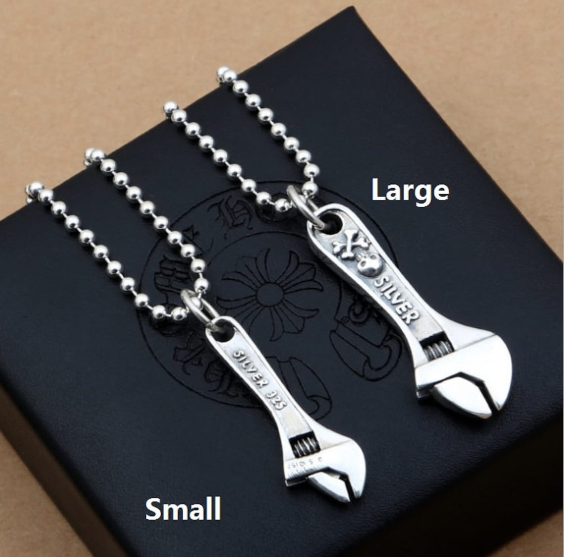 925 Sterling Silver Wrench Pendant Sterling Silver Wrench. Etsy