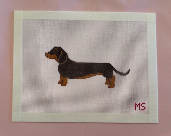Canvas teckelnaaldpunt (18 mesh)