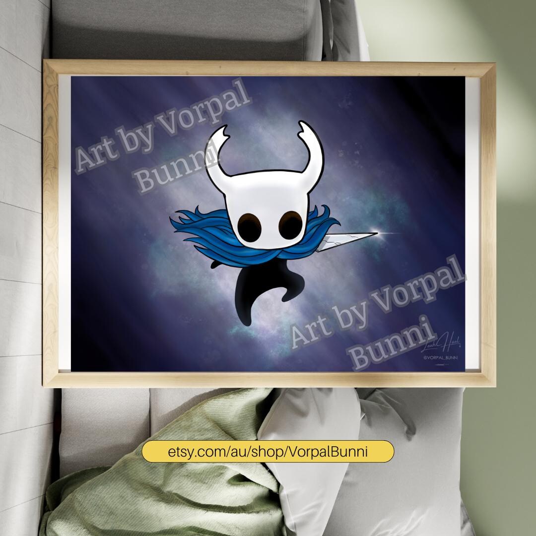 Hollow Knight Fan Art - Little Ghost - Digital Art Print - Etsy