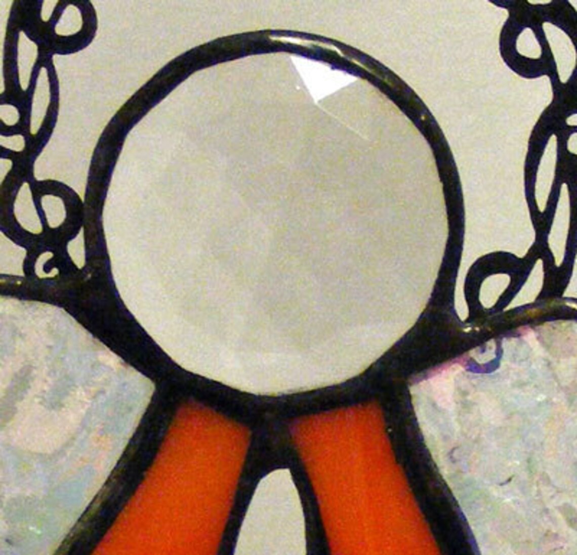 Stained Glass Ribbon Awareness Angel Orange Etsy
